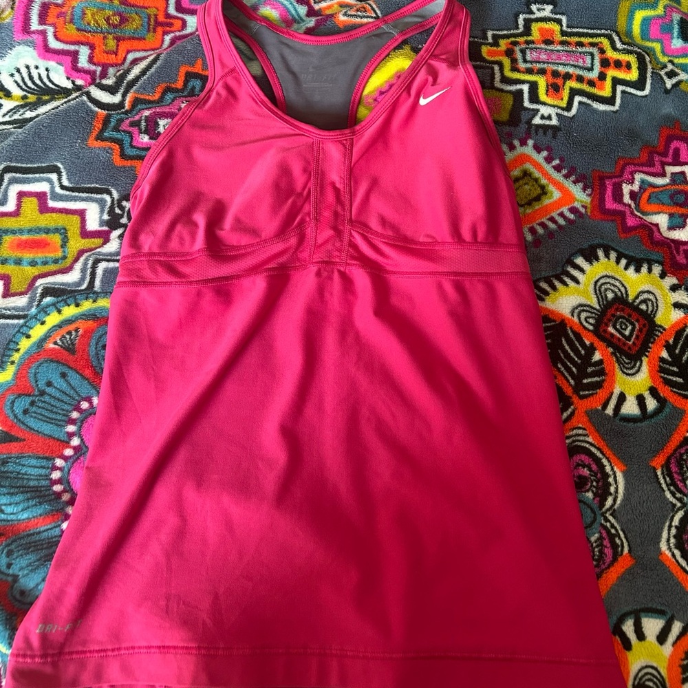 Nike Pink Athletic Tank Top